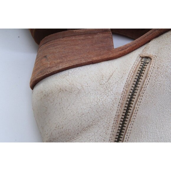 FRYE Carson Piping Bootie zip Up ankle boots leather womens shoes sz 6 B - Picture 9 of 15